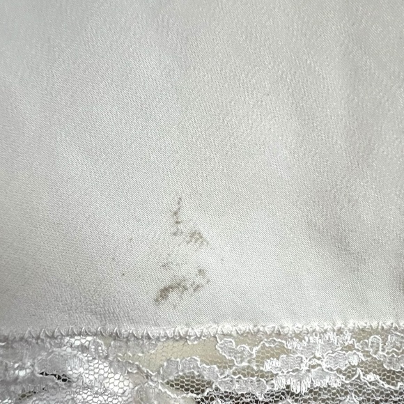 Vintage Maxi Slip Dress With Lace Trim Size 34 Medium - Picture 7 of 11